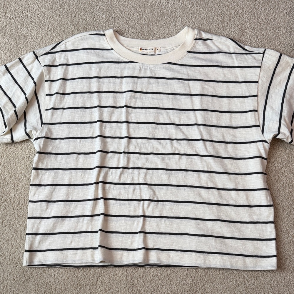 Marine Layer Striped T Shirt
